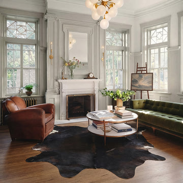 Natural Brazilian Cowhide 224 x 257 cm