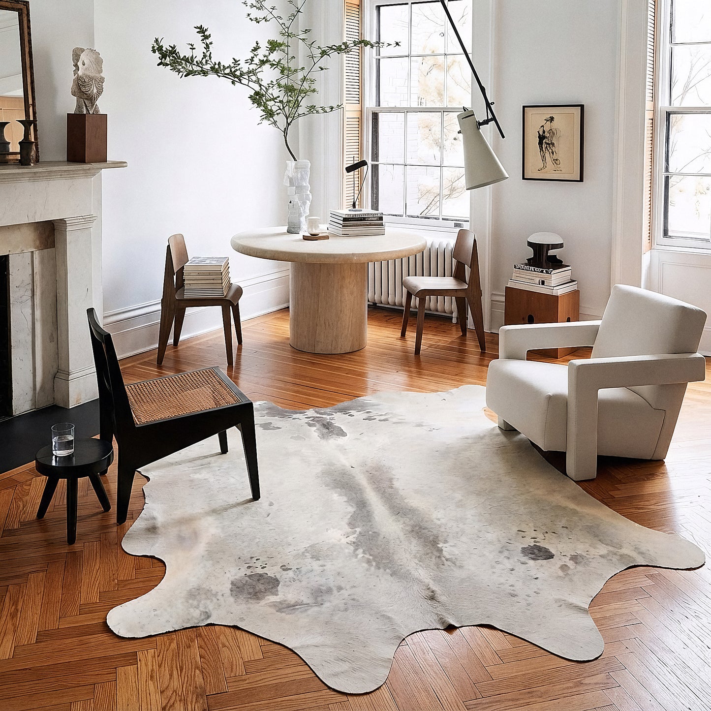 Natural Brazilian Cowhide 210 x 230 cm