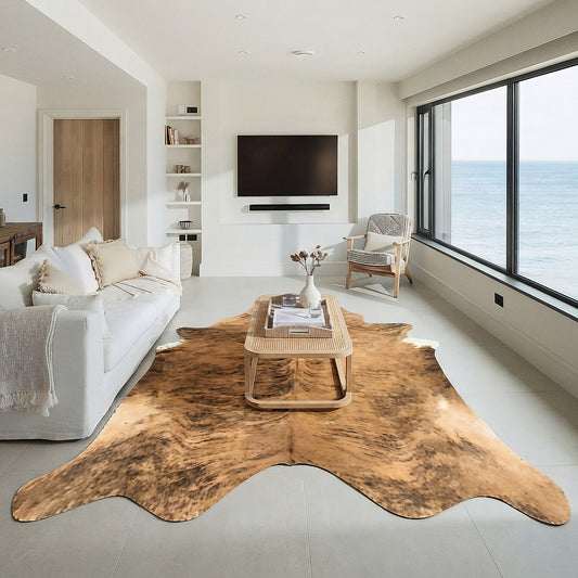 Natural Brazilian Cowhide 218 x 236 cm