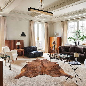 Natural Brazilian Cowhide 218 x 241 cm