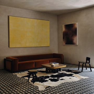 Natural Brazilian Cowhide 218 x 231 cm