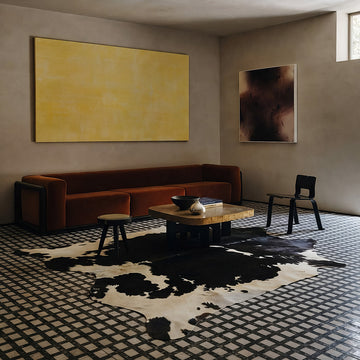 Natural Brazilian Cowhide 203 x 224 cm