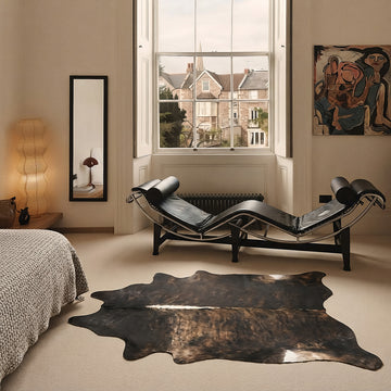 Natural Brazilian Cowhide 226 x 254 cm