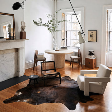 Natural Brazilian Cowhide 208 x 231 cm