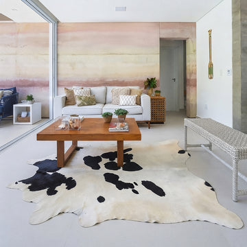 Natural Brazilian Cowhide 203 x 236 cm