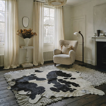 Natural Brazilian Cowhide 213 x 236 cm