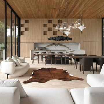 Natural Brazilian Cowhide 193 x 231 cm