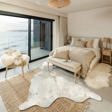 Natural Brazilian Cowhide 218 x 231 cm