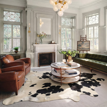 Natural Brazilian Cowhide 196 x 249 cm