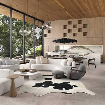 Natural Brazilian Cowhide 196 x 251 cm