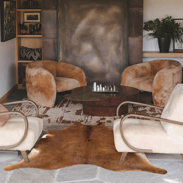 Natural Brazilian Cowhide 229 x 257 cm
