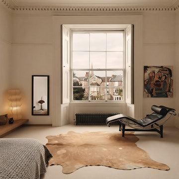 Natural Brazilian Cowhide 221 x 241 cm