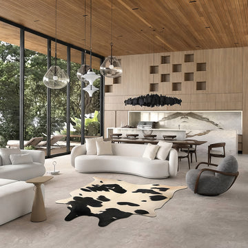 Natural Brazilian Cowhide 203 x 251 cm