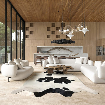 Natural Brazilian Cowhide 196 x 251 cm