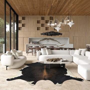 Natural Brazilian Cowhide 224 x 257 cm