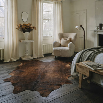 Natural Brazilian Cowhide 221 x 231 cm