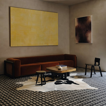 Natural Brazilian Cowhide 203 x 236 cm