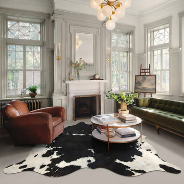 Natural Brazilian Cowhide 203 x 224 cm