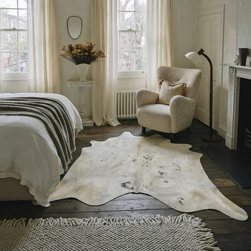 Natural Brazilian Cowhide 208 x 221 cm