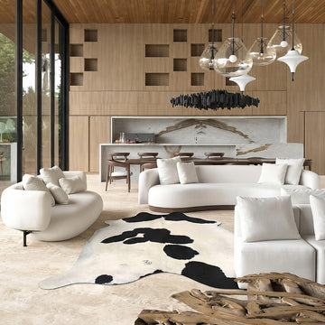 Natural Brazilian Cowhide 221 x 259 cm