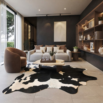Natural Brazilian Cowhide 229 x 257 cm