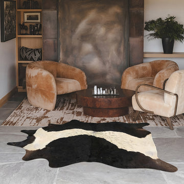 Natural Brazilian Cowhide 208 x 224 cm