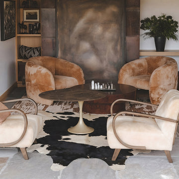 Natural Brazilian Cowhide 221 x 244 cm