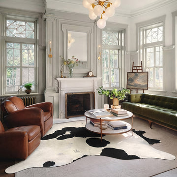 Natural Brazilian Cowhide 221 x 259 cm