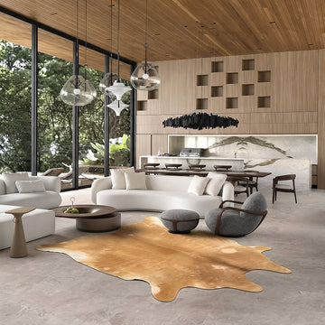 Natural Brazilian Cowhide 221 x 241 cm
