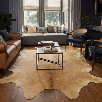 Natural Brazilian Cowhide 221 x 241 cm