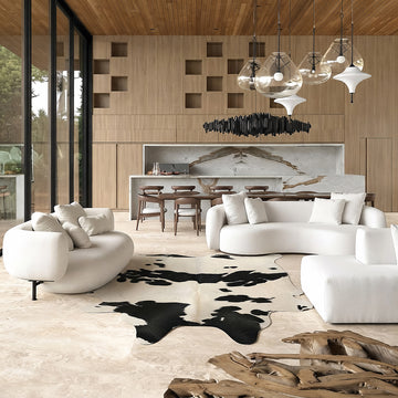 Natural Brazilian Cowhide 208 x 244 cm