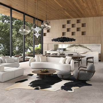Natural Brazilian Cowhide 198 x 231 cm