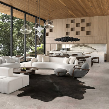 Natural Brazilian Cowhide 212 x 218 cm