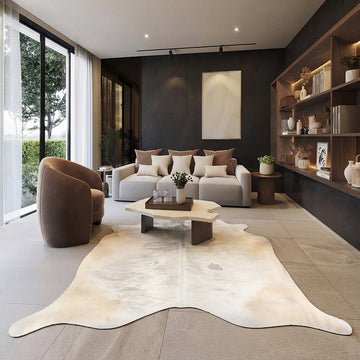Natural Brazilian Cowhide 224 x 262 cm