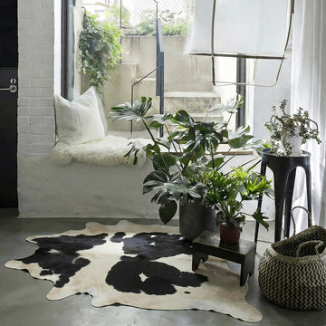 Natural Brazilian Cowhide 218 x 251 cm