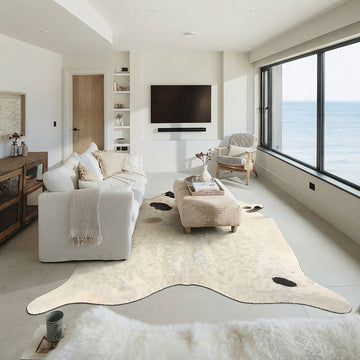 Natural Brazilian Cowhide 198 x 251 cm