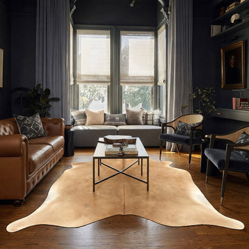 Natural Brazilian Cowhide 203 x 213 cm