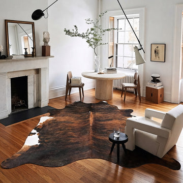 Natural Brazilian Cowhide 221 x 251 cm