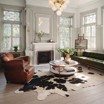 Natural Brazilian Cowhide 218 x 231 cm