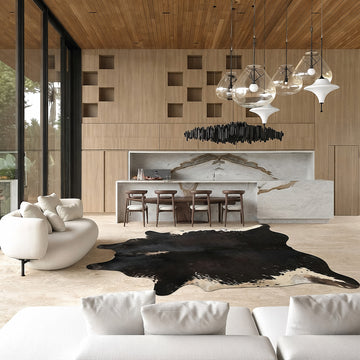 Natural Brazilian Cowhide 212 x 218 cm