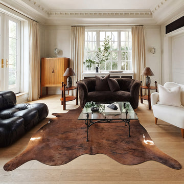Natural Brazilian Cowhide 218 x 241 cm