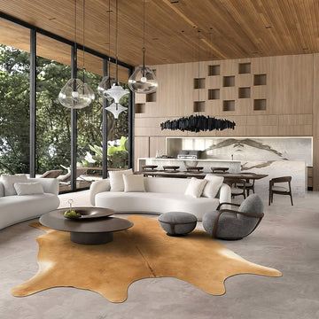Natural Brazilian Cowhide 203 x 213 cm