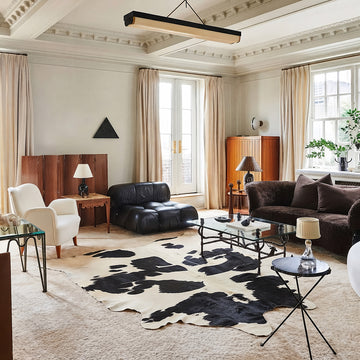 Natural Brazilian Cowhide 229 x 251 cm