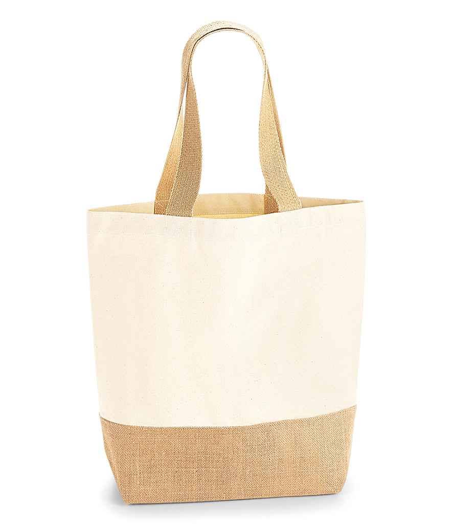 Livia Nautical Weekend Tote Bag in Natural Canvas by Clemés (2 Sizes)