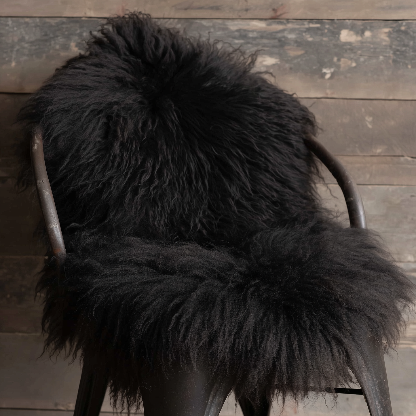 Natural Icelandic Long Wool Sheepskin Rug, X-Large