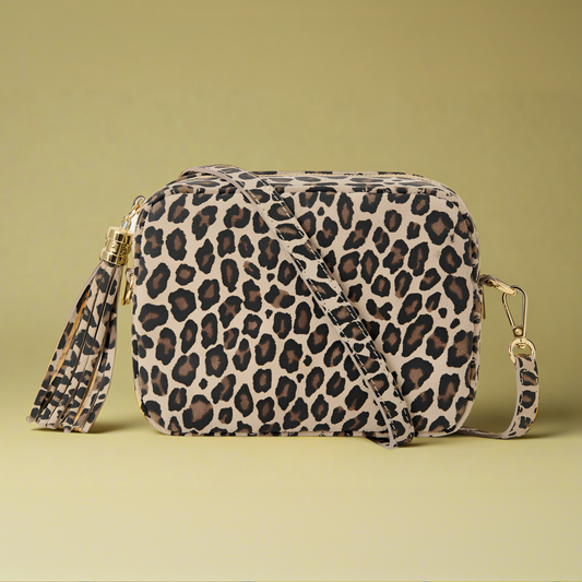 Éloise Genuine Leather Tassel Camera Bag by Clemés