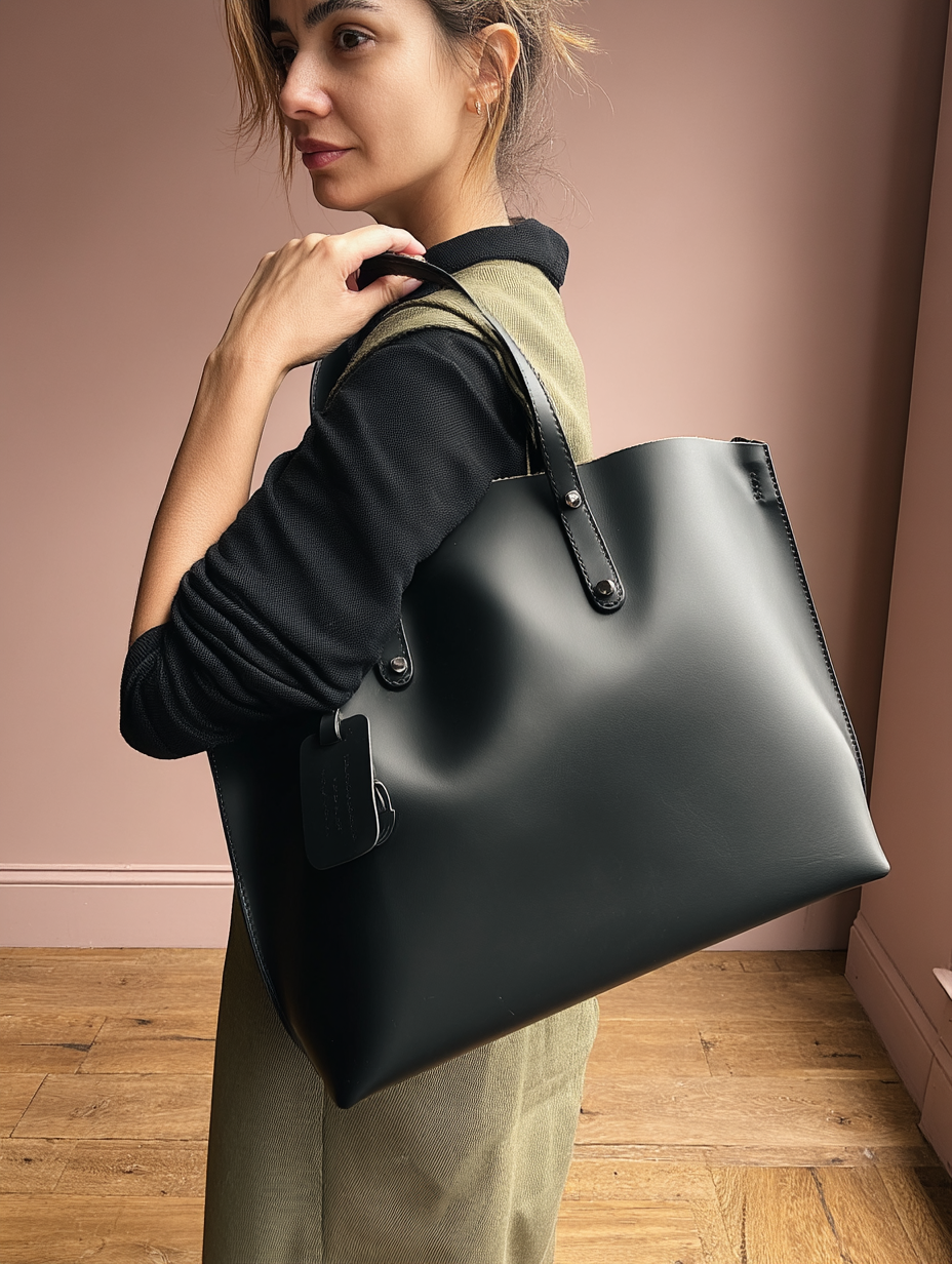 Maxime Leather Bag with Shoulder Strap by Clemés (9 Colours)