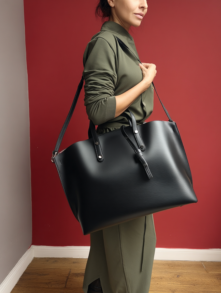 Maxime Leather Bag with Shoulder Strap by Clemés (9 Colours)