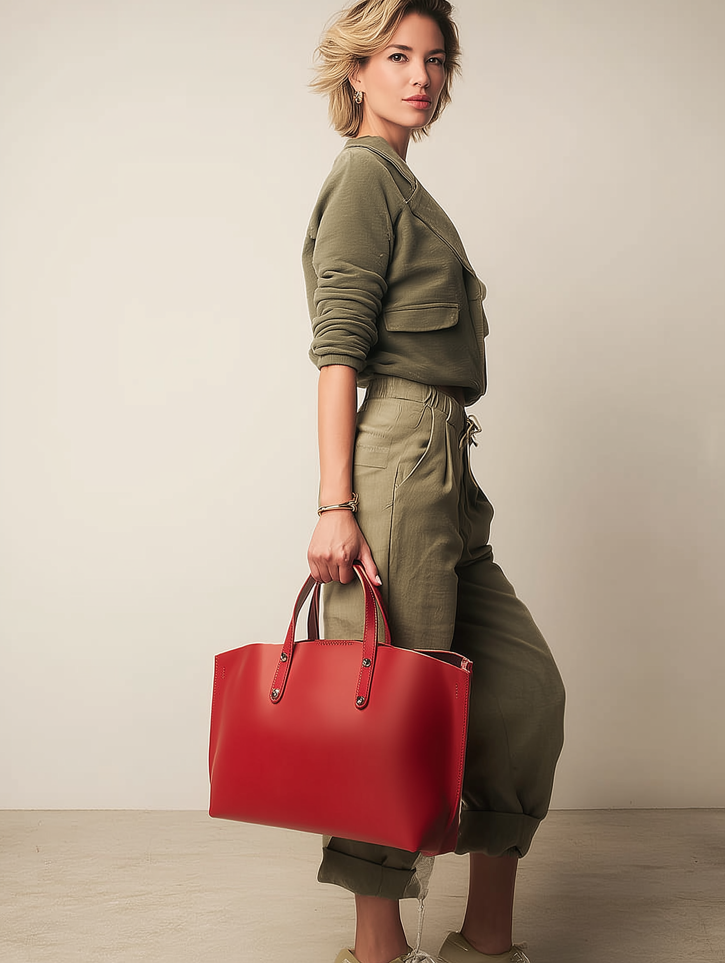 Maxime Leather Bag with Shoulder Strap by Clemés (9 Colours)