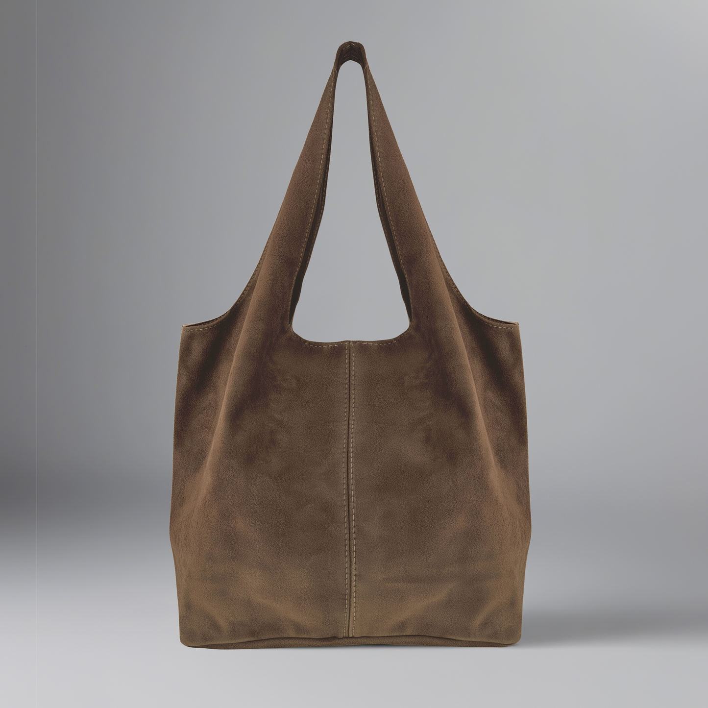 Giannina Suede Leather Shoulder Tote Bag With Internal Pouch by Clemés (4 Colours)